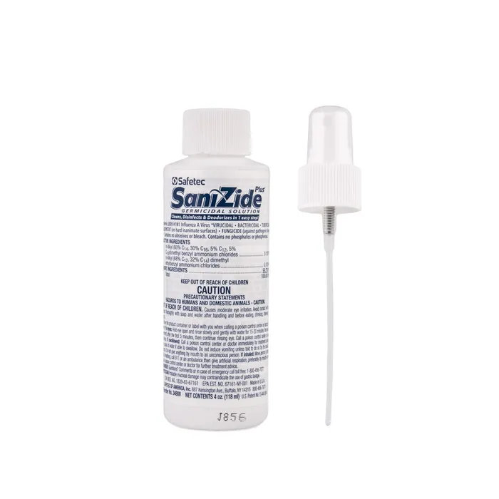 Safetec Male Sex Toys Safetec SaniZide Plus Spray Bottle 4oz Bottle
