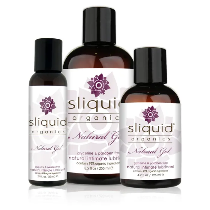 Sexual Health Wellbeing Sliquid Organics Natural Gel Aloe Based Lubricant Various Sizes Sliquid