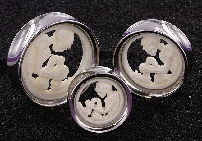 Skeleton Bone SYNTHESIS PLUGS 18mm 34mm Price Per 1 Elementals Organics Vibrators Skeleton Bone SYNTHESIS PLUGS 18mm 34mm Price Per 1 Elementals Organics Vibrators
