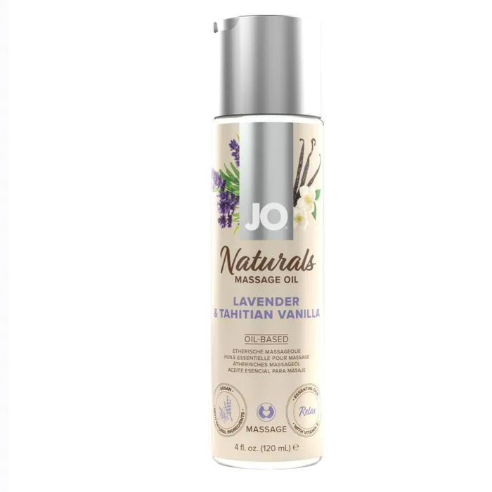 System Jo Couples Jo Naturals Massage Oil Lavender Tahitian Vanilla