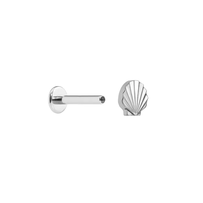 Tilum 14g12g Internally Threaded Seashell Titanium Top Price Per 1 Tilum Vibrators