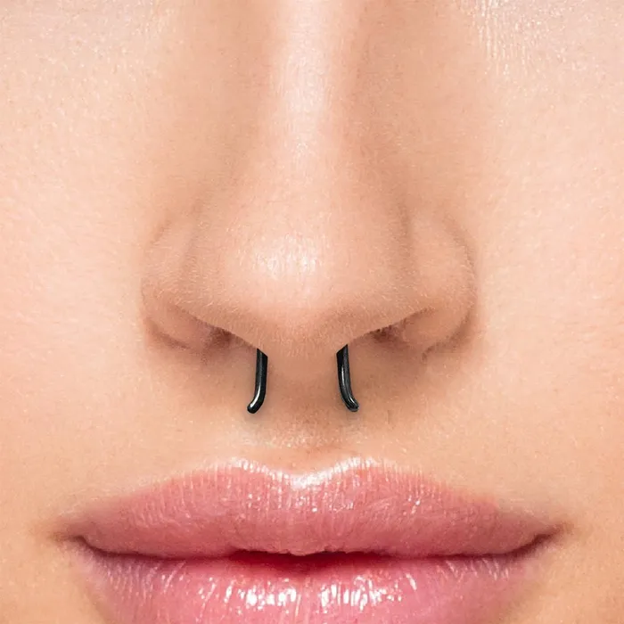 Tilum 16g PVD Black Titanium Septum Retainer Price Per 1 Tilum Anal