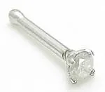 Tilum 18g 3mm Real Diamond White Gold Nose Bone Tilum Dildos