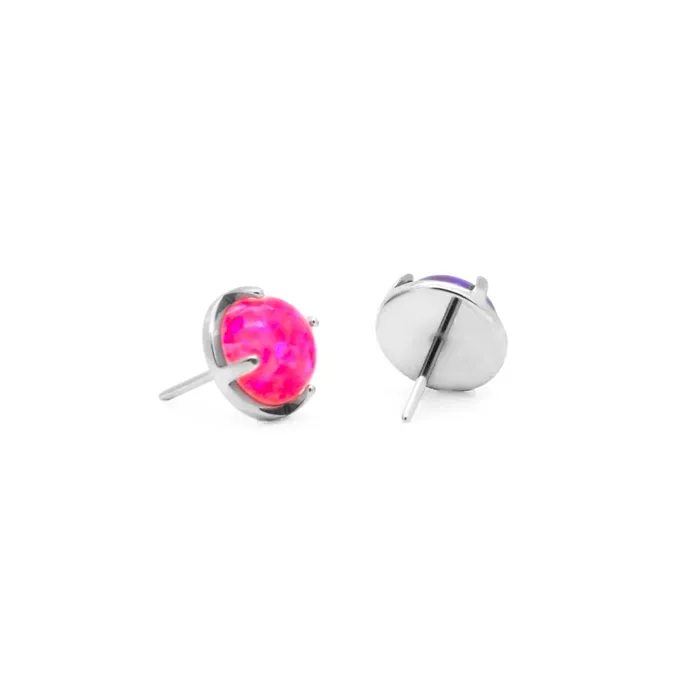 Tilum Anal Tilum Titanium Prong Set Opal Threadless Top Price Per 1