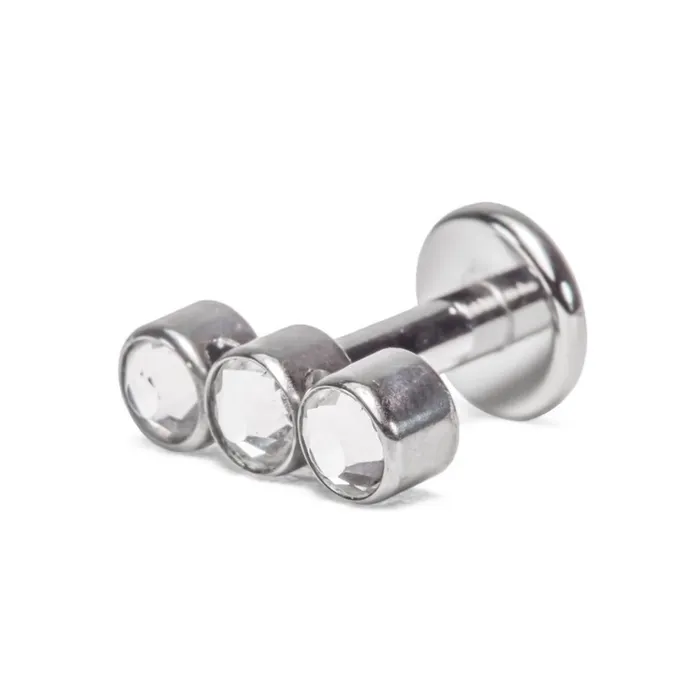 Tilum Dildos Tilum 14g12g Internally Threaded 3mm Jewel Stop Light Cluster Top Price Per 1