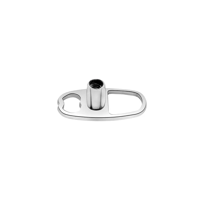 Tilum Male Sex Toys Tilum 14g Titanium Dermal Anchor with TwoHole Oval Base Price Per 1