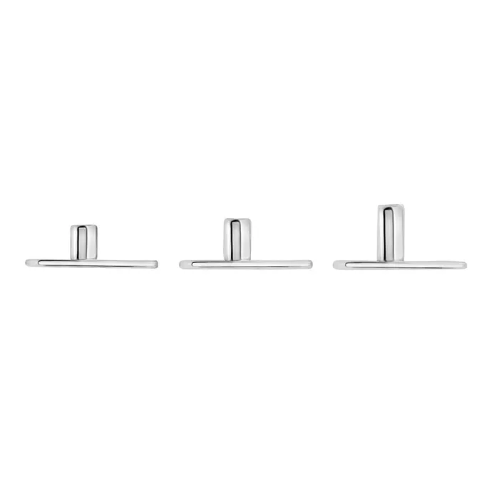 Tilum Male Sex Toys Tilum 14g Titanium Dermal Anchor with TwoHole Oval Base Price Per 1