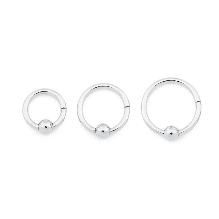 Tilum Male Sex Toys Tilum 16g Titanium Captive Bead Hinged Clicker Ring Price Per 1