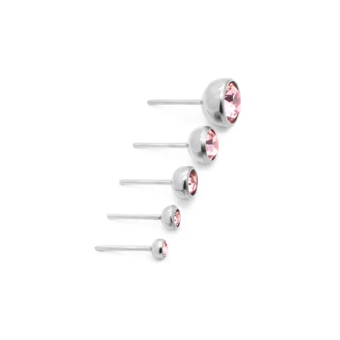 Tilum Male Sex Toys Tilum Jeweled Titanium Threadless Top Pick Size Price Per 1