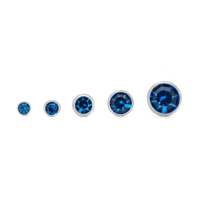 Tilum Male Sex Toys Tilum Jeweled Titanium Threadless Top Pick Size Price Per 1