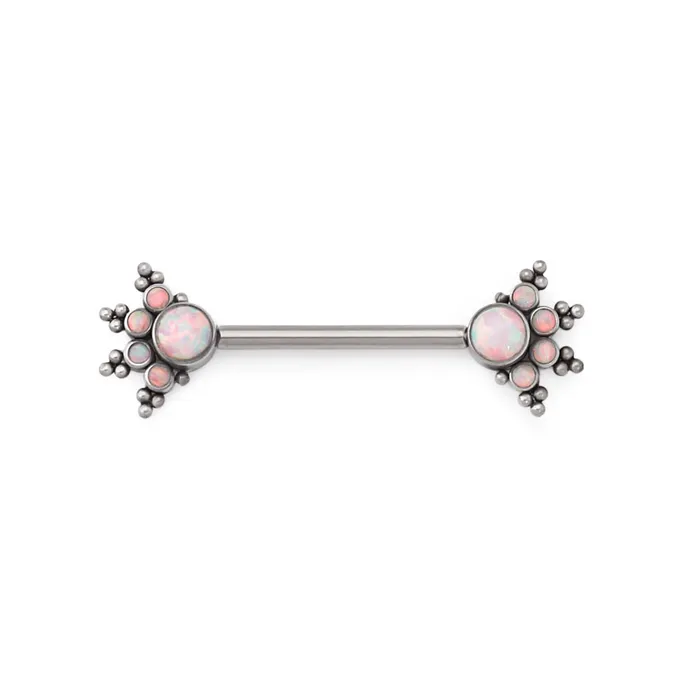 Tilum Nipple Clitoral Toys Tilum 14g Opal Burst Nipple Barbell Price Per 1