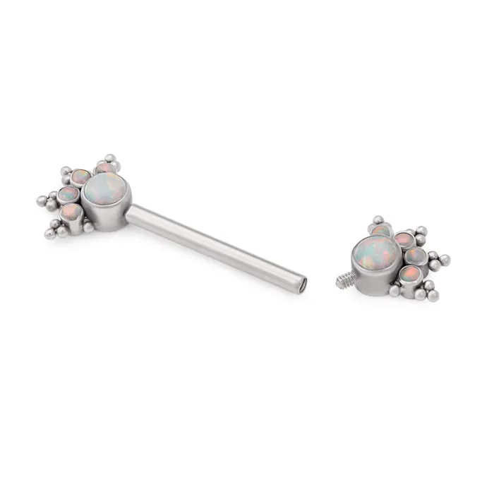 Tilum Nipple Clitoral Toys Tilum 14g Opal Burst Nipple Barbell Price Per 1