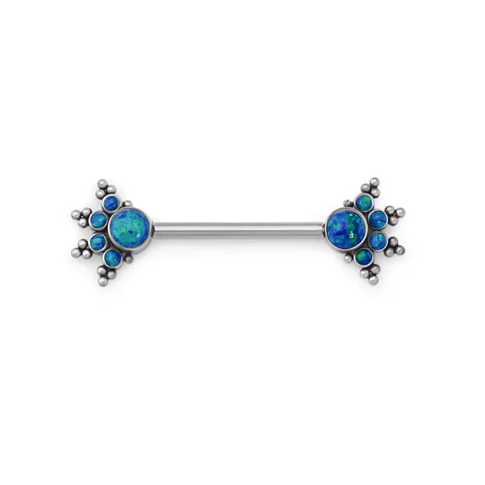 Tilum Nipple Clitoral Toys Tilum 14g Opal Burst Nipple Barbell Price Per 1