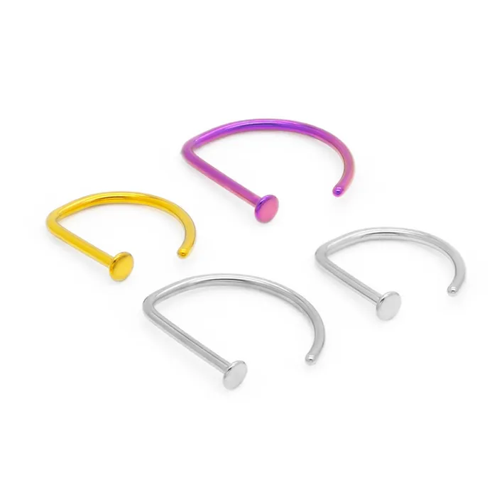 Tilum Tilum 20g Titanium Nostril DRing Price Per 1 Male Sex Toys