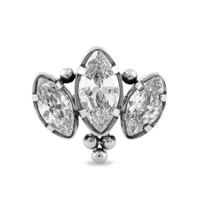 Tilum Tilum Jeweled Excellence Titanium Threadless Top Price Per 1 Vibrators