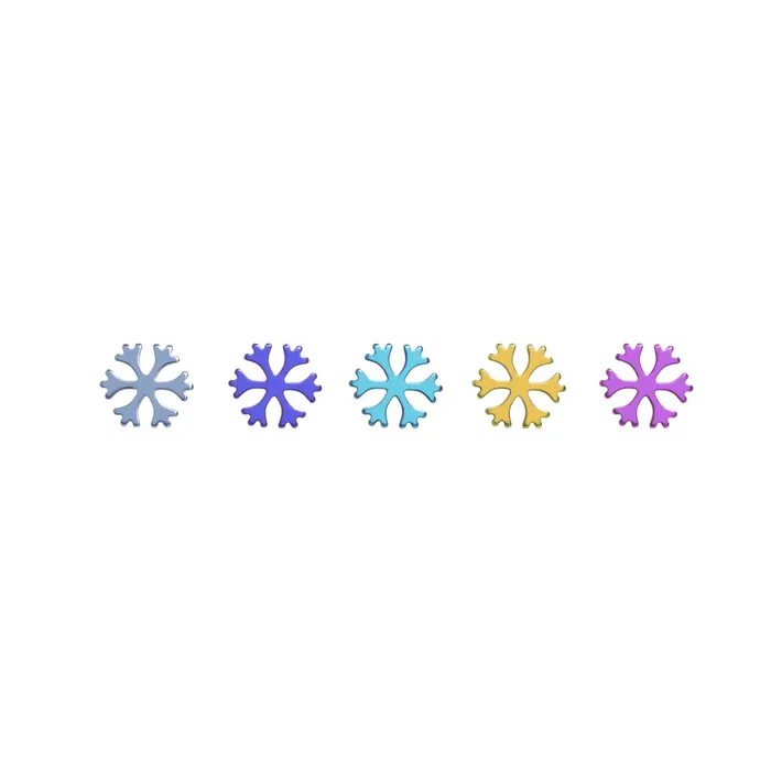 Tilum Vibrators 18g16g Internal Snowflake Titanium Top Price Per 1