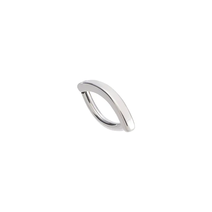Tilum Vibrators Tilum 14g Titanium Crescent Curve Navel Clicker