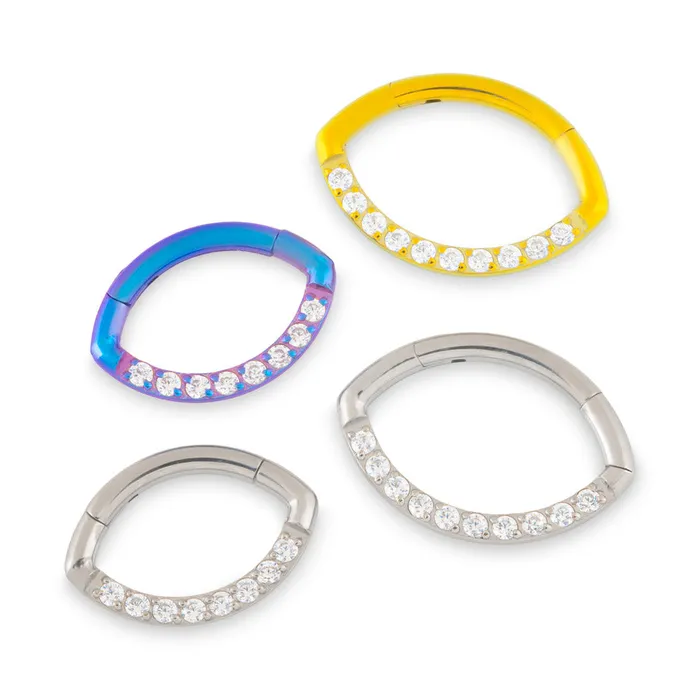 Tilum Vibrators Tilum 16g Simple Evil Eye Titanium Clicker Price Per 1