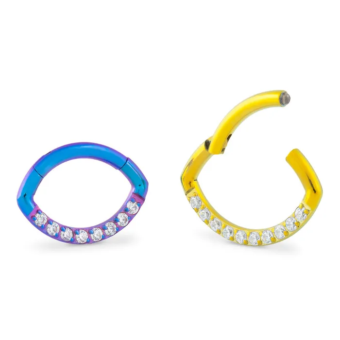Tilum Vibrators Tilum 16g Simple Evil Eye Titanium Clicker Price Per 1