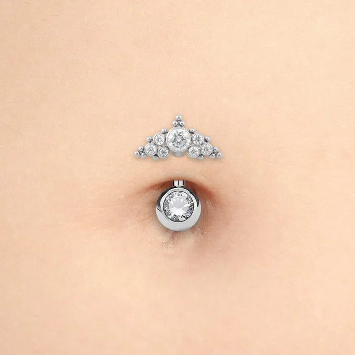 Tilum Vibrators Tilum Jeweled Phoenix Titanium Threadless Top Price Per 1
