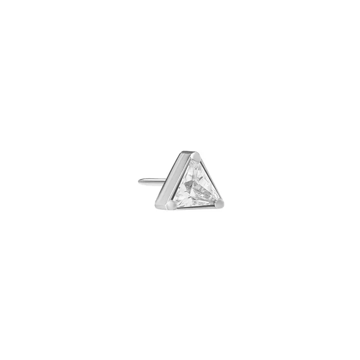 Tilum Vibrators Tilum Jeweled Triangle Titanium Threadless Top Price Per 1