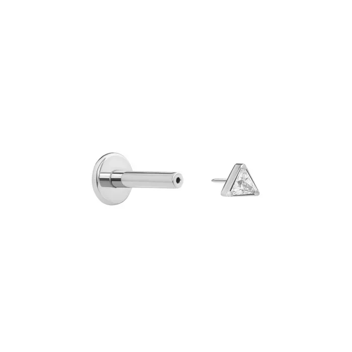 Tilum Vibrators Tilum Jeweled Triangle Titanium Threadless Top Price Per 1