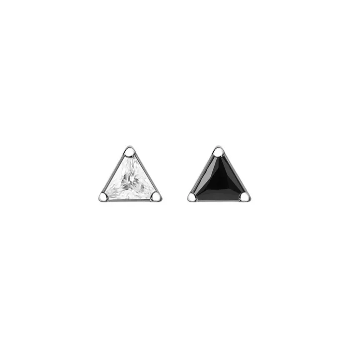 Tilum Vibrators Tilum Jeweled Triangle Titanium Threadless Top Price Per 1
