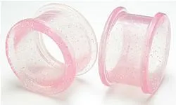 Translucent Glitter Pink Silicone Tunnel by Kaos Softwear 4g up to 2 Price Per 1 Kaos Vibrators Translucent Glitter Pink Silicone Tunnel by Kaos Softwear 4g up to 2 Price Per 1 Kaos Vibrators