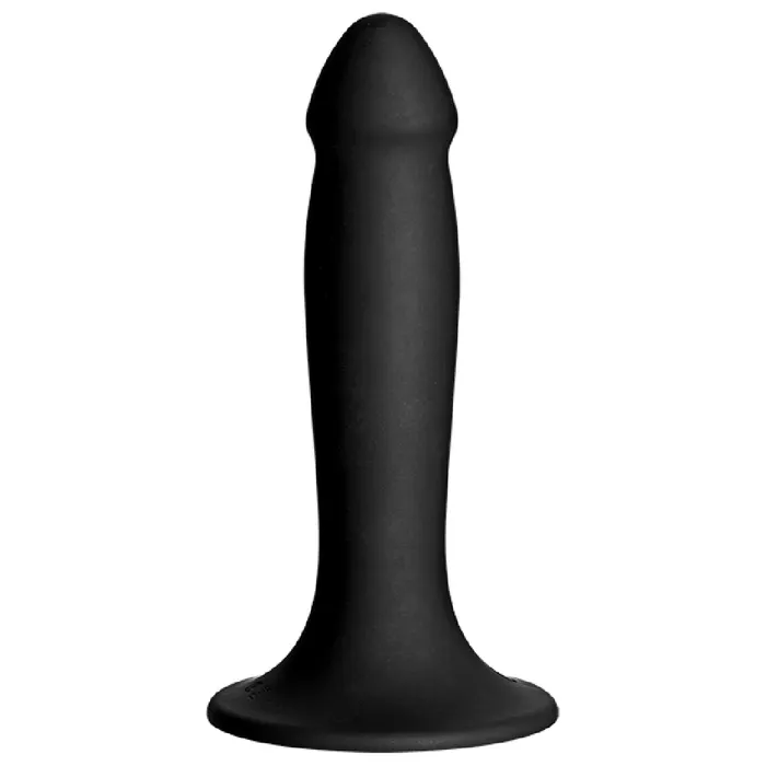 VacULock Smooth Black Silicone Dildo Doc Johnson Dildos