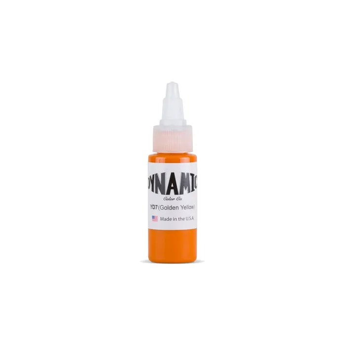 Vibrators Dynamic Dynamic Golden Yellow Tattoo Ink 1oz Bottle