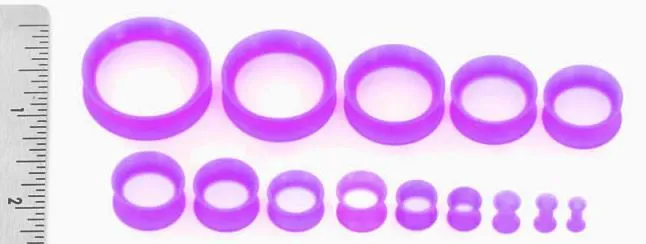 Vibrators Kaos Royal Purple Silicone Skin Eyelet by Kaos Softwear 10g up to 1 Price Per 1