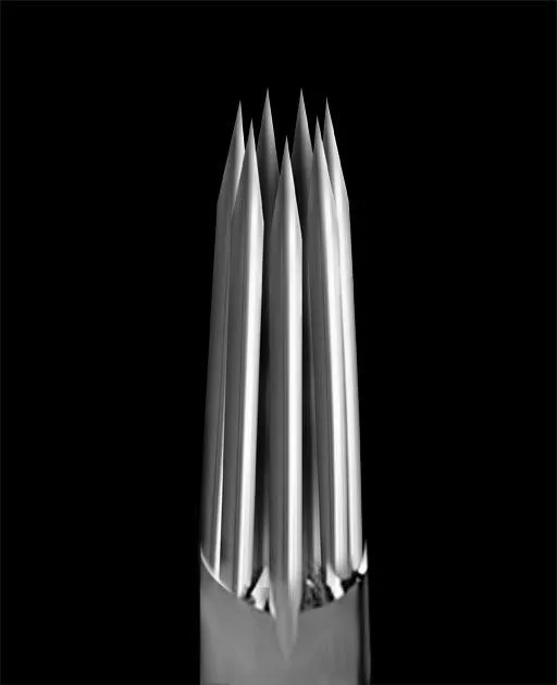 Vibrators Kwadron Kwadron Tattoo Needles Box of 50 025mm 8 Bugpin Long Taper