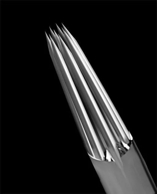 Vibrators Kwadron Kwadron Tattoo Needles Box of 50 025mm 8 Bugpin Long Taper