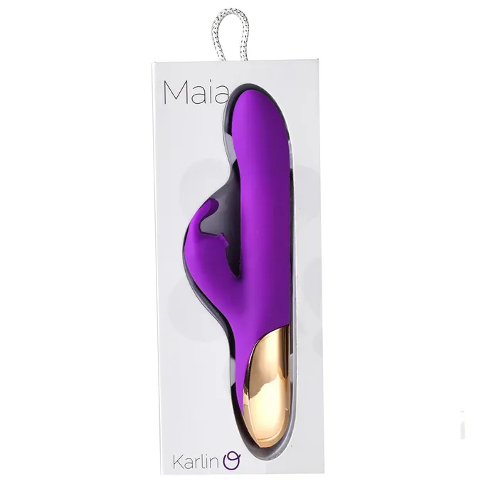 Vibrators Maia Toys Maia Toys Karlin USB Rechargeable 104 Function Rabbit Vibrator PURPLE Vibrators Maia Toys Maia Toys Karlin USB Rechargeable 104 Function Rabbit Vibrator PURPLE
