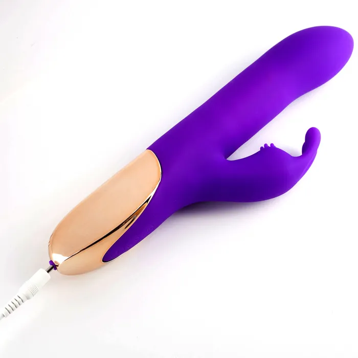 Vibrators Maia Toys Maia Toys Karlin USB Rechargeable 104 Function Rabbit Vibrator PURPLE