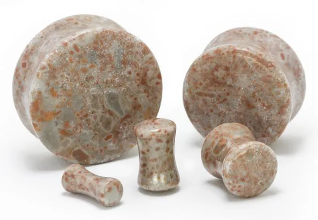 Vibrators Painful Pleasures SPOT AGATE Stone Double Flare Plugs 10g 1 Price Per 1 Vibrators Painful Pleasures SPOT AGATE Stone Double Flare Plugs 10g 1 Price Per 1
