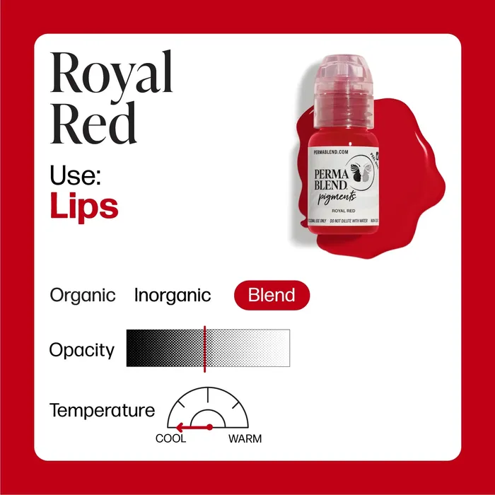 Vibrators Perma Blend Royal Red Perma Blend Pick Size