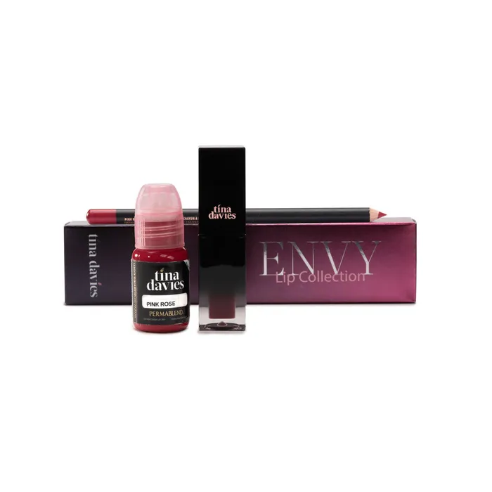 Vibrators Perma Blend Tina Davies Lip Trio Perma Blend Pink Rose