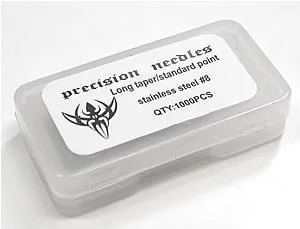 Vibrators Precision Needles 8 BugPin 1000 Loose Tattoo Needles Long Taper