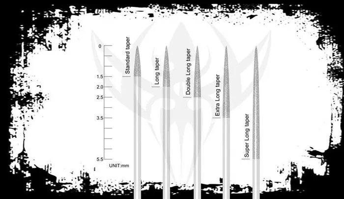 Vibrators Precision Needles 8 BugPin 1000 Loose Tattoo Needles Long Taper