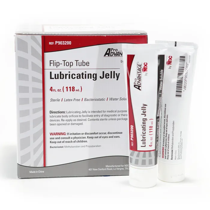 Vibrators Pro Advantage Lubricating Jelly Flip Tube Sterile 4oz Tube