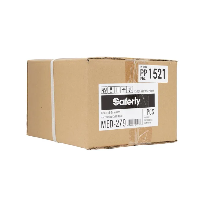 Vibrators Saferly Saferly Acrylic Dental Bib Holder Dispenser
