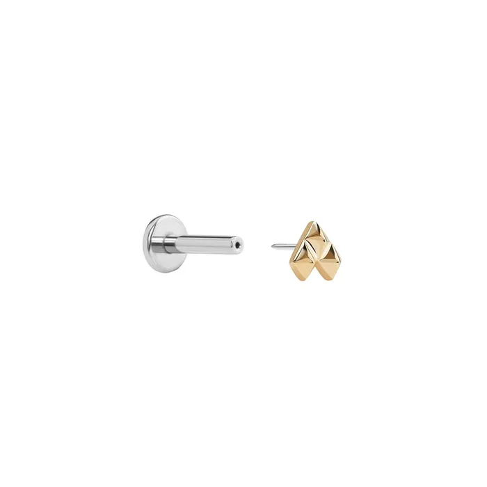 Vibrators Tilum Right Tromino 14kt Yellow Gold Threadless Top Price Per 1 Painful Pleasures