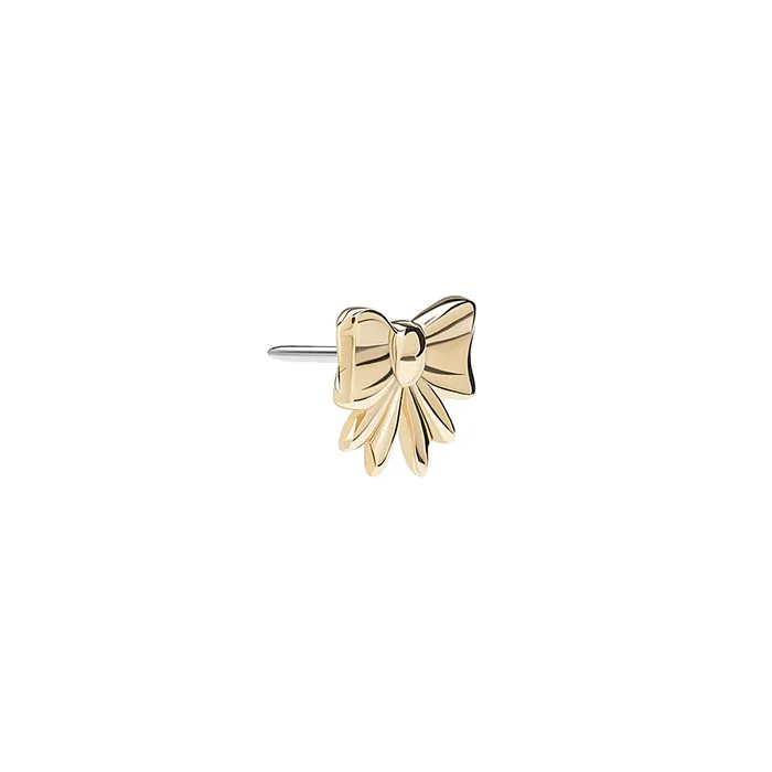Vibrators Tilum Tilum 14kt Yellow Gold Classic Bow Threadless Top Price Per 1