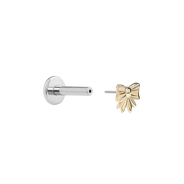 Vibrators Tilum Tilum 14kt Yellow Gold Classic Bow Threadless Top Price Per 1