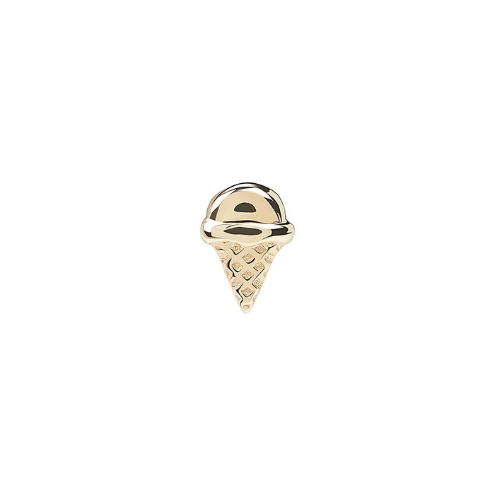 Vibrators Tilum Tilum 14kt Yellow Gold Ice Cream Cone Threadless Top Price Per 1