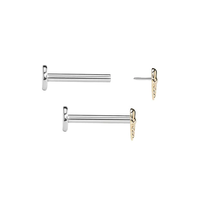 Vibrators Tilum Tilum 14kt Yellow Gold Ice Cream Cone Threadless Top Price Per 1