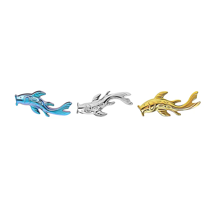 Vibrators Tilum Tilum Koi Fish Titanium Threadless Top Price Per 1