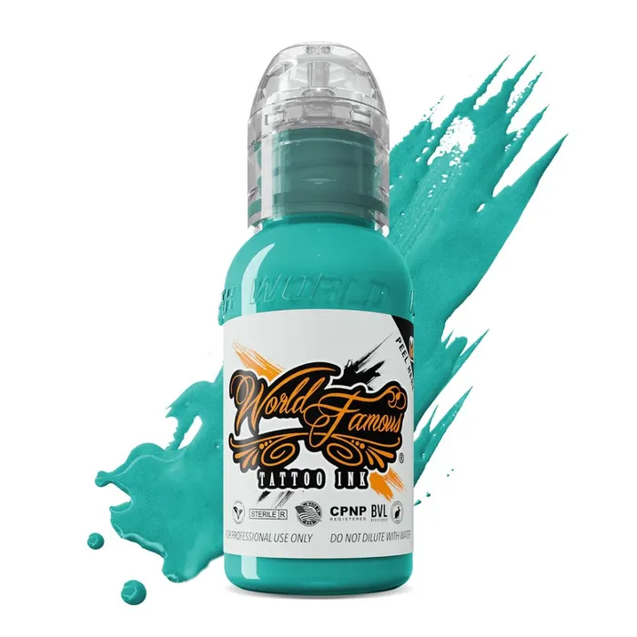 Vibrators World Famous Bahama Blue World Famous Tattoo Ink Pick Size