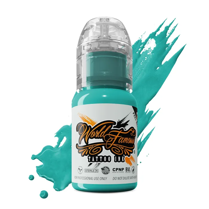 Vibrators World Famous Bahama Blue World Famous Tattoo Ink Pick Size